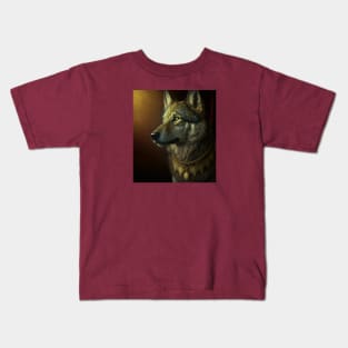 Wolf Royalty Kids T-Shirt